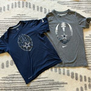 Two Dallas Cowboys Nike Dri-Fit Tees